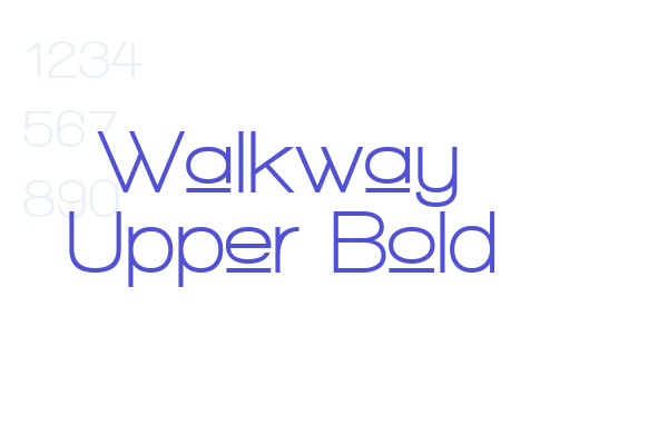 Walkway Upper Bold Font Download