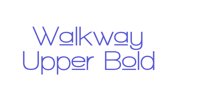 Walkway Upper Bold Font Download