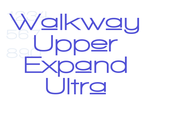 Walkway Upper Expand Ultra Font Download