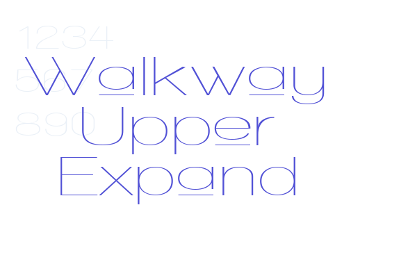 Walkway Upper Expand Font Download