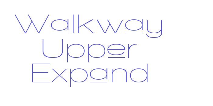 Walkway Upper Expand Font Download