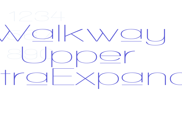 Walkway Upper UltraExpand Font Download