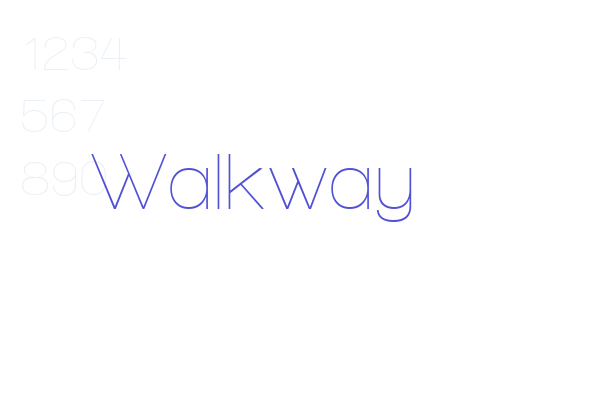 Walkway Font Download