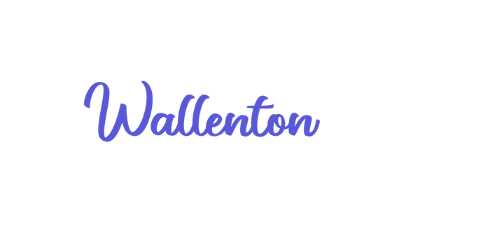 Wallenton Font