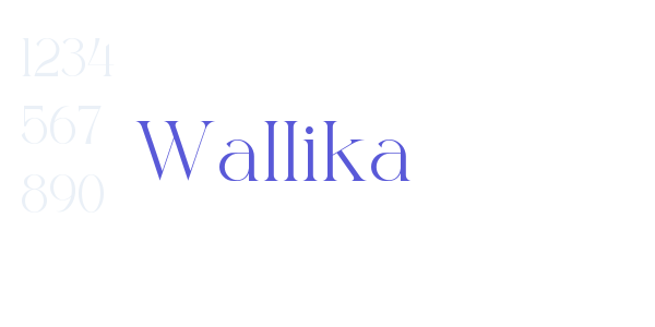 Wallika font free