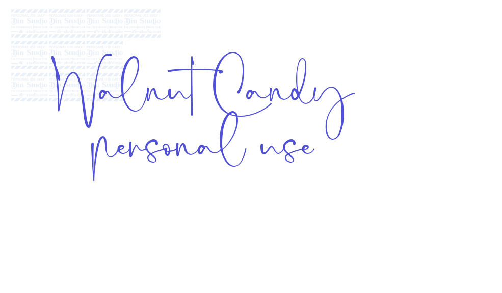 Walnut Candy personal use-font-download