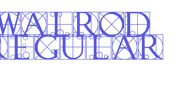 Walrod Regular Font