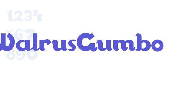 WalrusGumbo font free