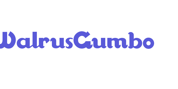 WalrusGumbo Font Download