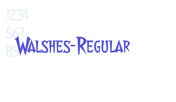 Walshes-Regular font download