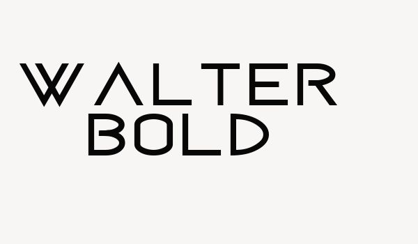 Walter Bold Font