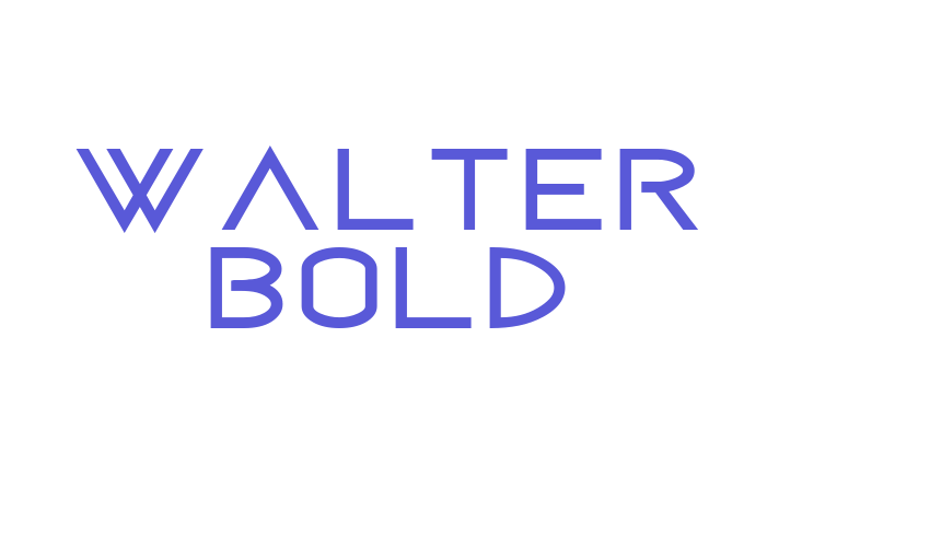 Walter Bold Font Download