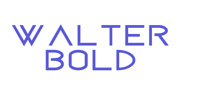 Walter Bold Font Download