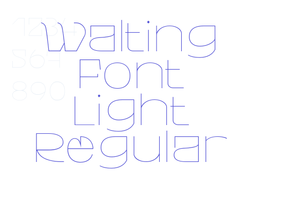 Walting Font Light Regular