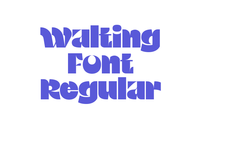 Walting Font Regular Font