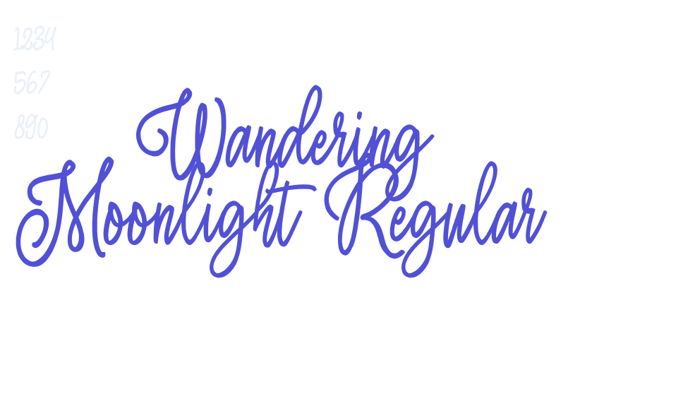 Wandering Moonlight Regular-font-download