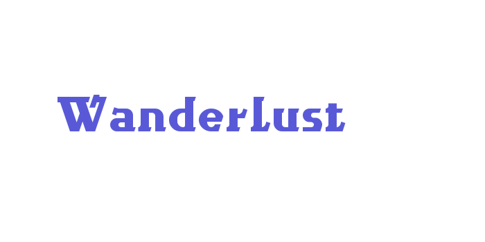 Wanderlust Font Download