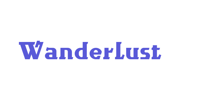 Wanderlust Font