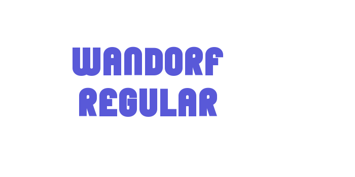 Wandorf Regular Font Download