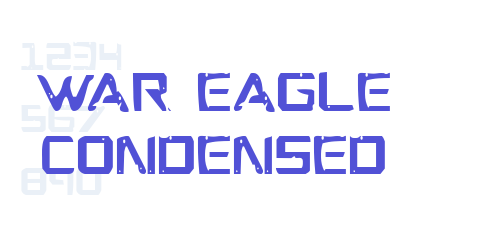 War Eagle Condensed-font-download