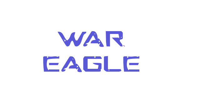 War Eagle Font Download