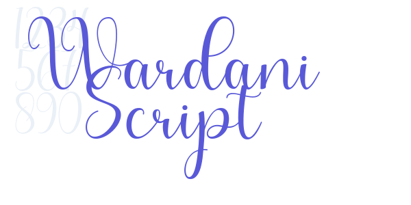 Wardani Script font free