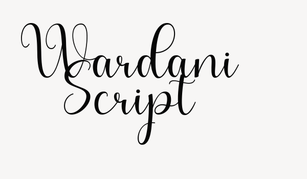 Wardani Script Font