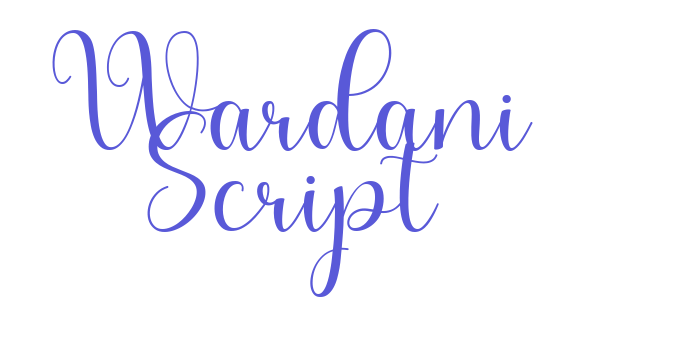 Wardani Script Font Download