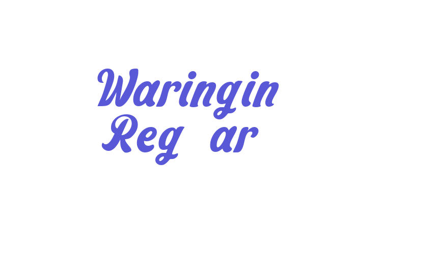 Waringin Regular Font