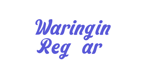 Waringin Regular Font Download