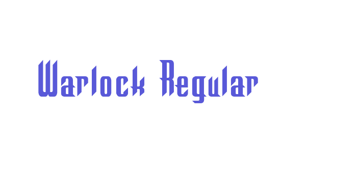 Warlock Regular Font Download