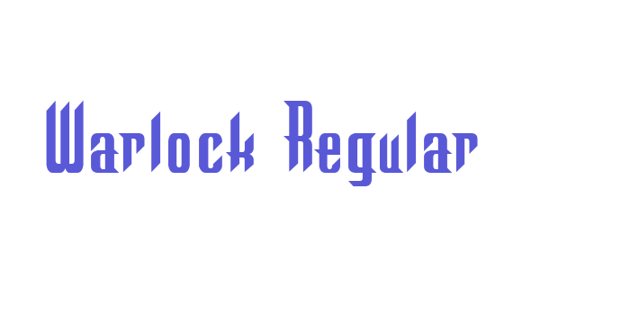 Warlock Regular Font