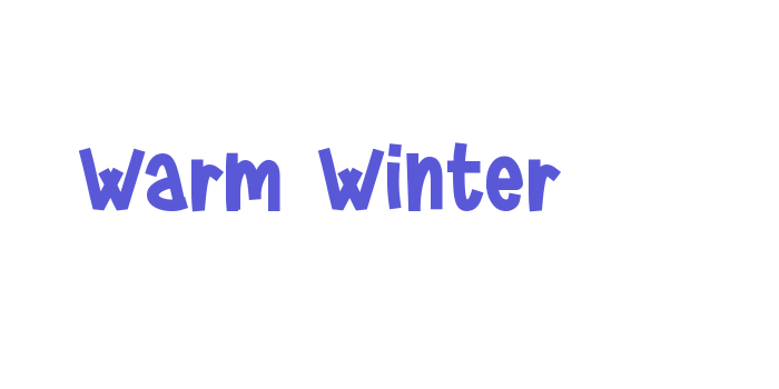 Warm Winter Font Download