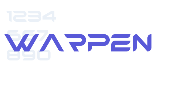 Warpen font free