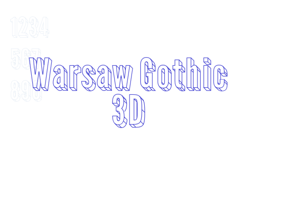 Warsaw Gothic 3D