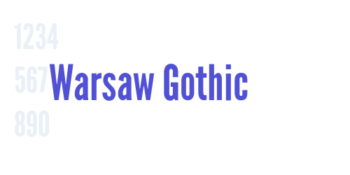 Warsaw Gothic-font-download