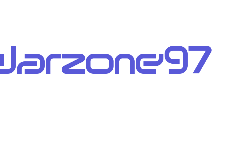 Warzone97 Font