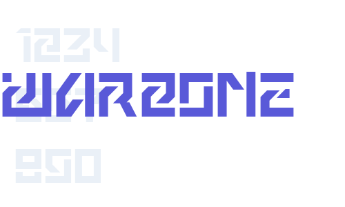 Warzone Font