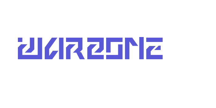 Warzone Font