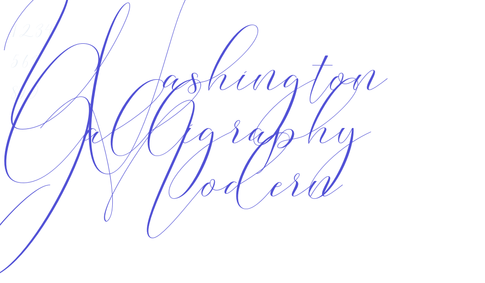 Washington Calligraphy Modern-font-download