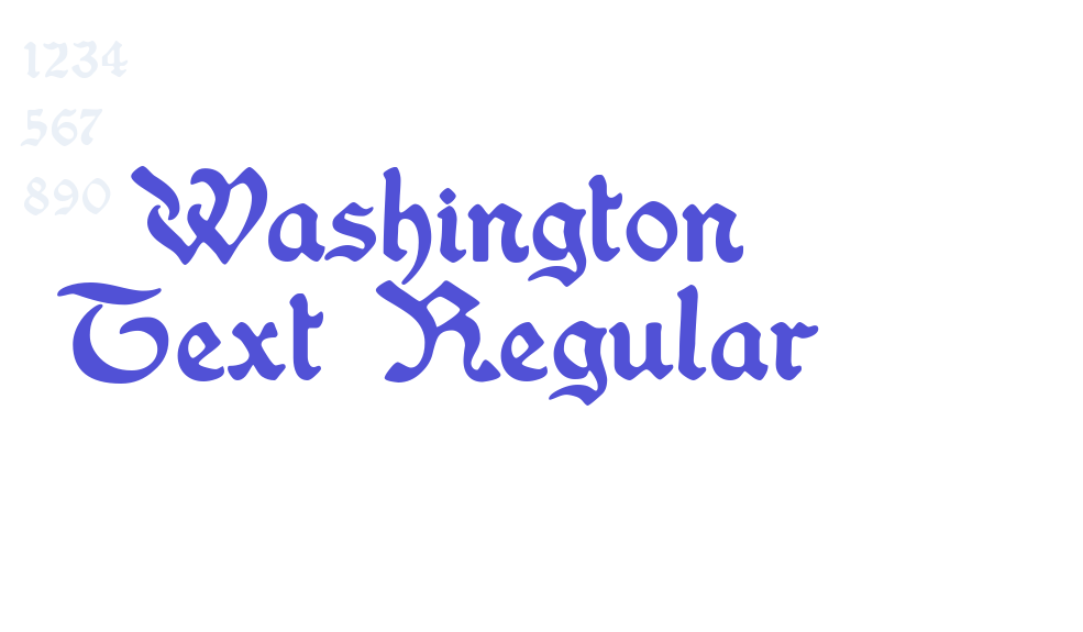 Washington Text Regular-font-download