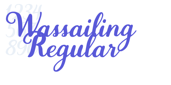 Wassailing Regular font