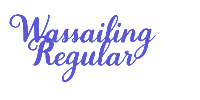 Wassailing Regular Font Download