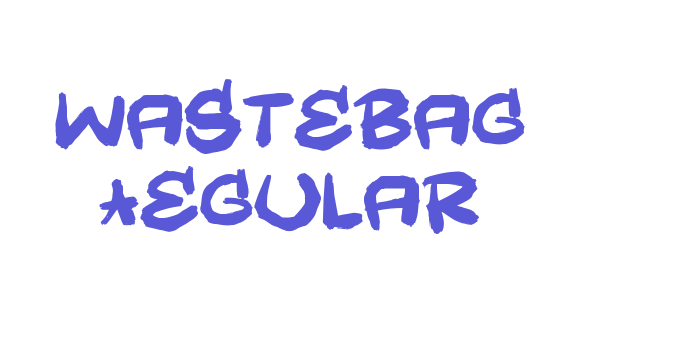 Wastebag Regular Font Download