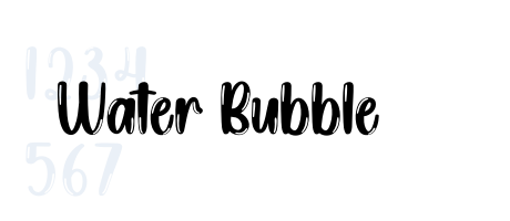 Water Bubble