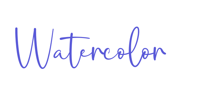 Watercolor Font