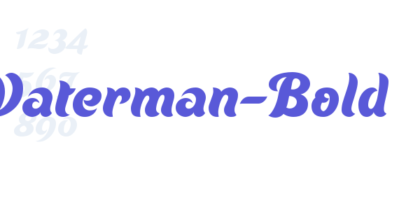 Waterman-Bold font