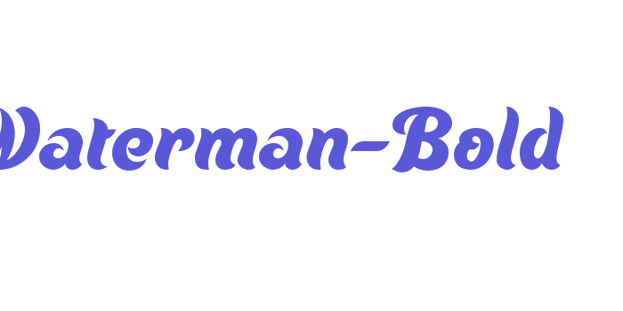 Waterman-Bold Font Download