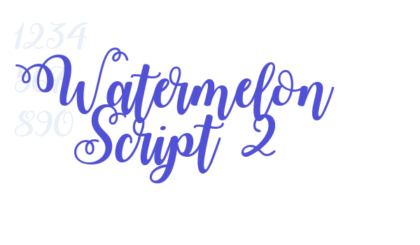 Watermelon Script 2 font download