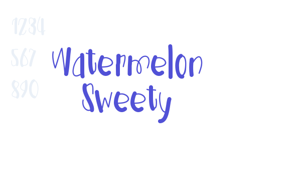 Watermelon Sweety font download